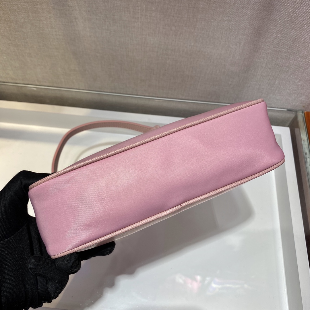 Prada Mini Re Edition 2005 Re Nylon And Saffiano Bag Pink 1NE204